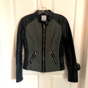 Brogden Leather and Knit Jacket